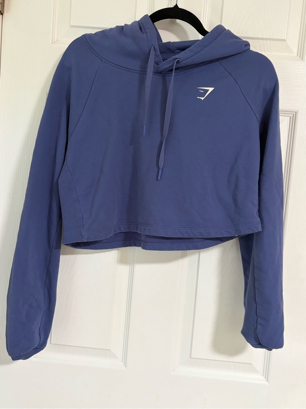 Gymshark Cropped Hoodie - Periwinkle Blue